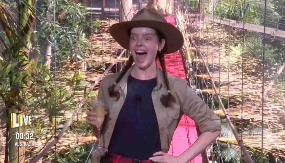 Maura was voted off I'm A Celebrity last night