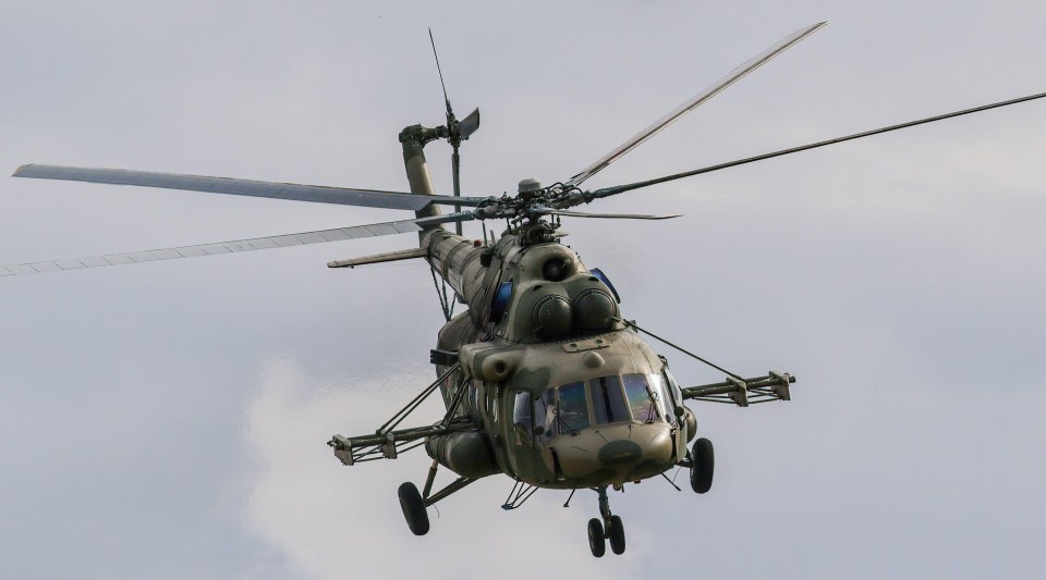 The Russian Mi-8 is estimated to cost up to £12 million