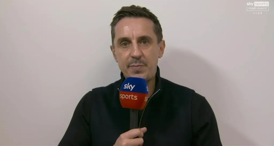 Gary Neville in a Sky Sports interview.