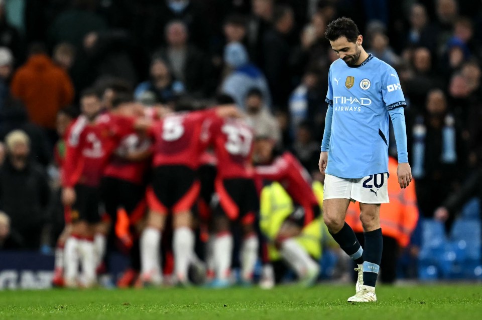 Bernardo Silva slammed his team-mates after Man Utd's comeback