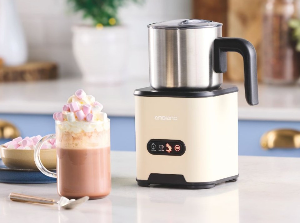 Aldi's hot chocolate maker is £75 cheaper than the iconic Hotel Chocolat Velvetiser