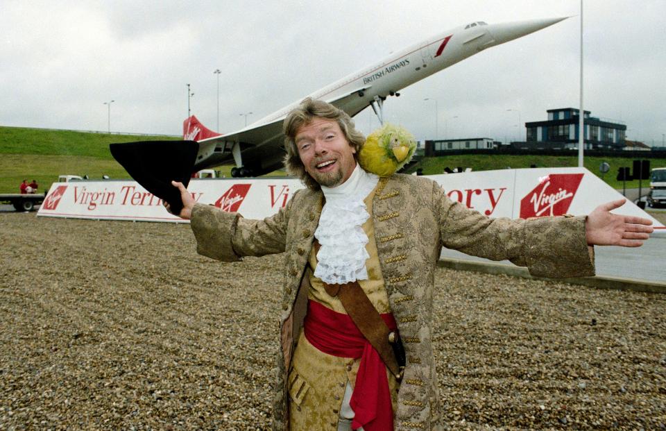 Entrepreneur Richard Branson sought Fred's help when setting up Virgin Atlantic