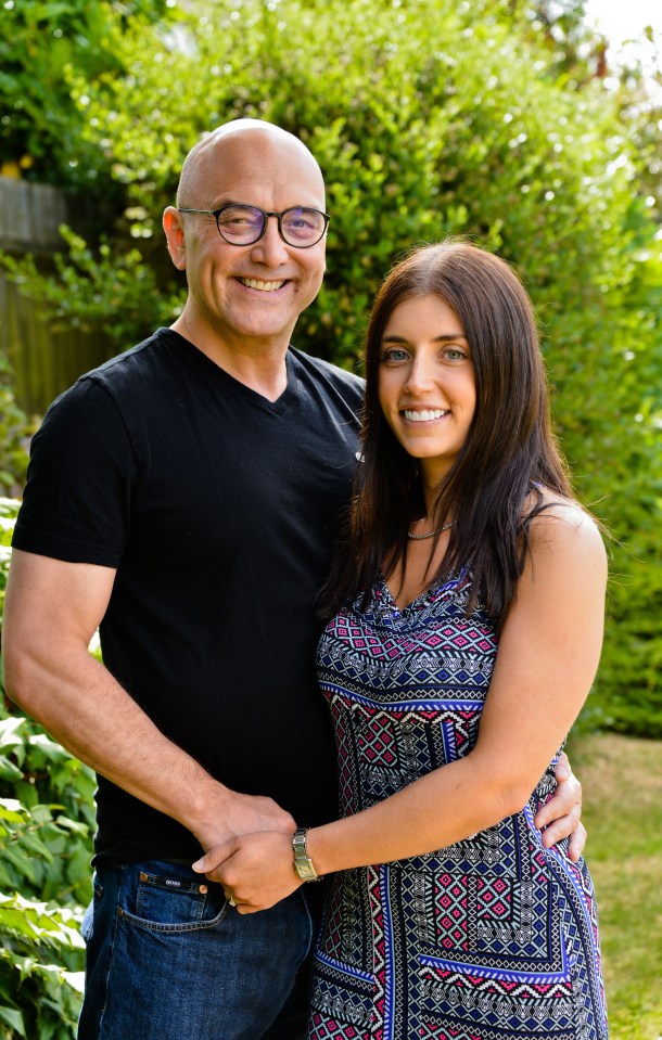 Gregg Wallace with his forth wife Anna whom he married in 2016