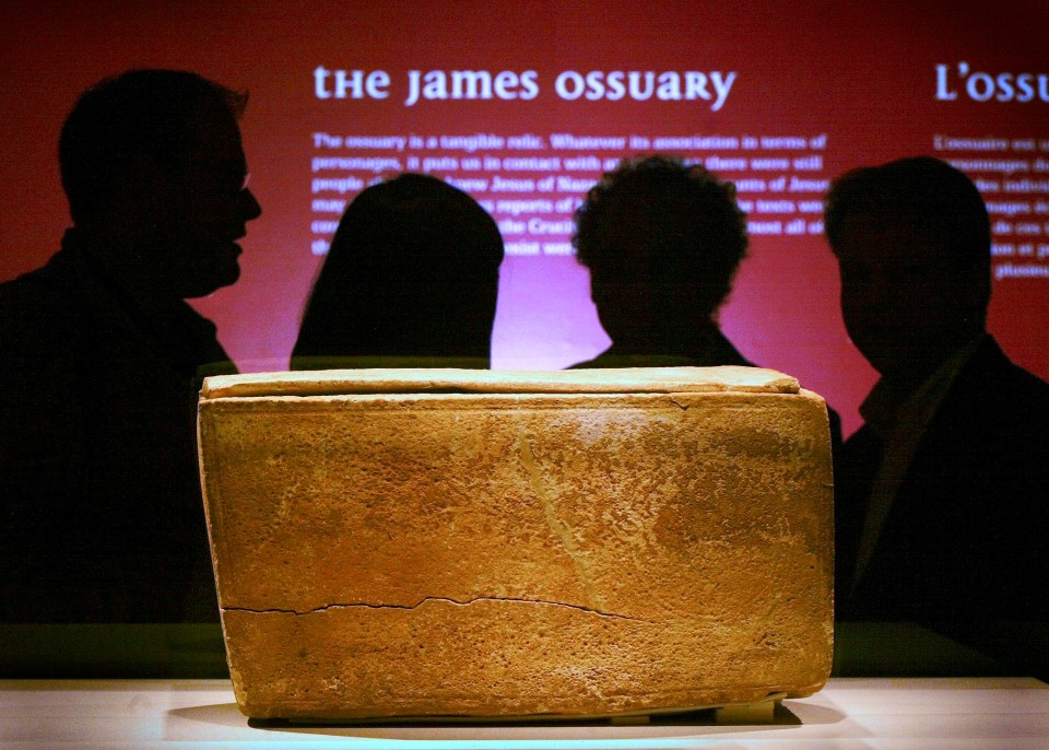 The James Ossuary was unveiled