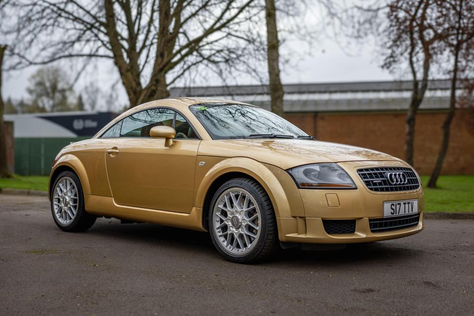 Gold 2003 Audi TT Quattro.