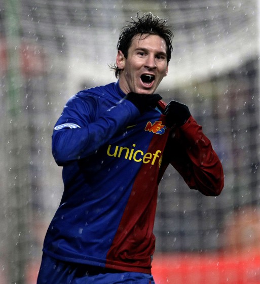 Lionel Messi was slowly becoming the best player in the world back in 2008