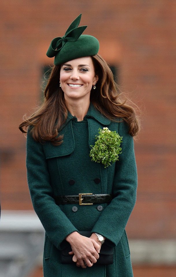 The Princess is a big fan of green coats - and has worn them many times over the years