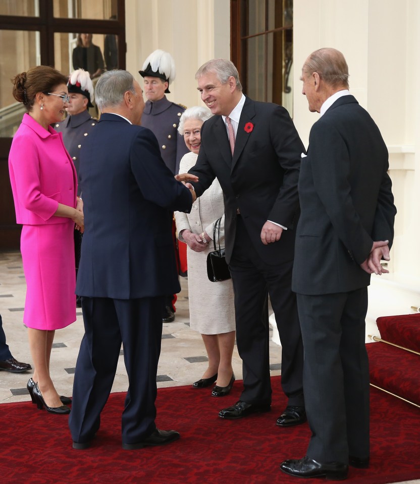 He introduced the former president to the late Queen at Buckingham Palace in 2015