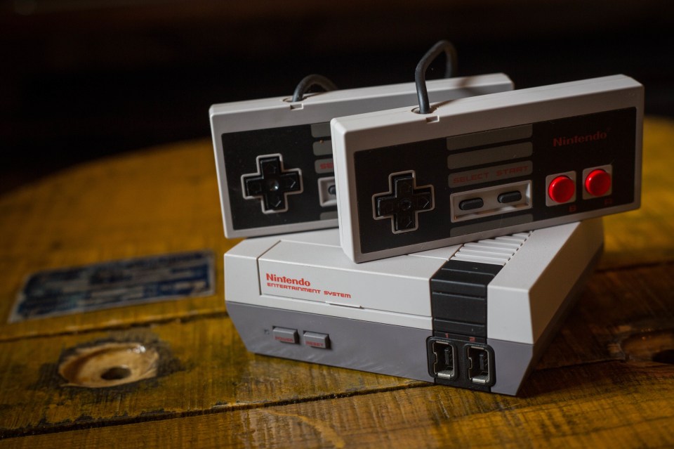 The NES was released in the 1980s and can fetch more than £500