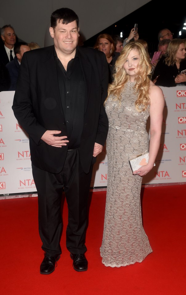 Mark taking wife Katie to an NTA bash at The O2 in 2018