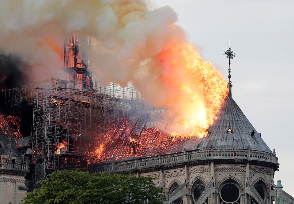 The roof of the iconic cathedral was gutted in the 2019 blaze