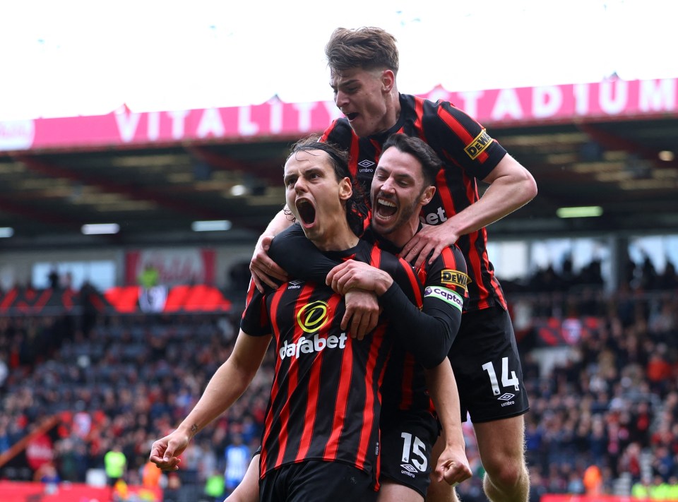 Enes Unal equalised for Bournemouth three minutes before full-time