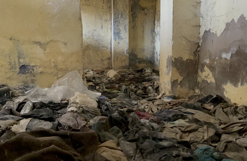 A view from a secret compartment at Sednaya Prison after the fall of the Assad regime in Damascus