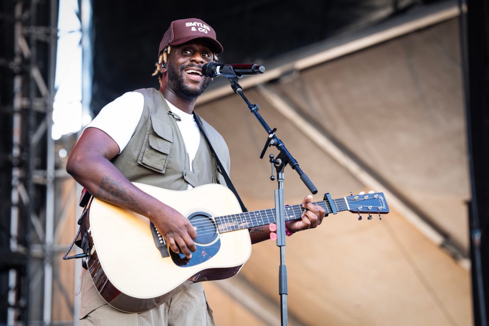 Myles Smith performing at the 2024 Austin City Limits Music Festival