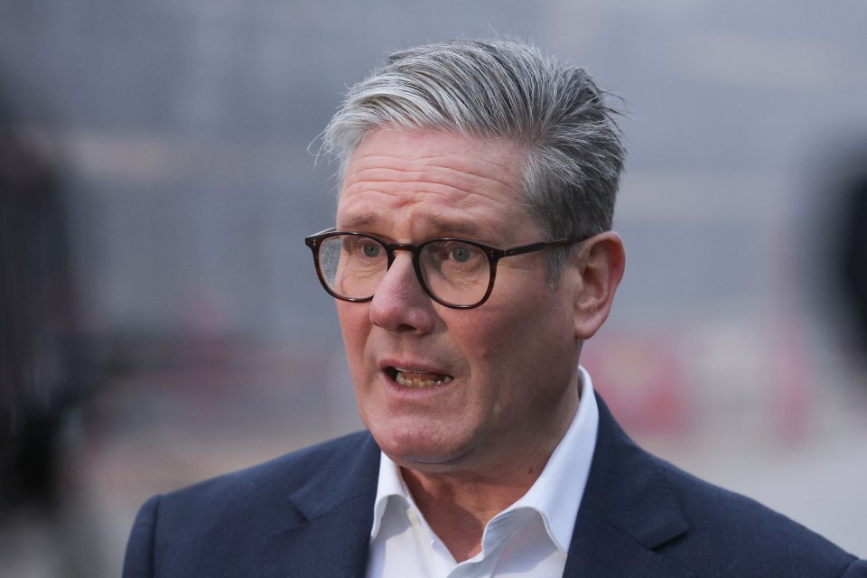 Keir Starmer, Prime Minister, speaking at a construction site.