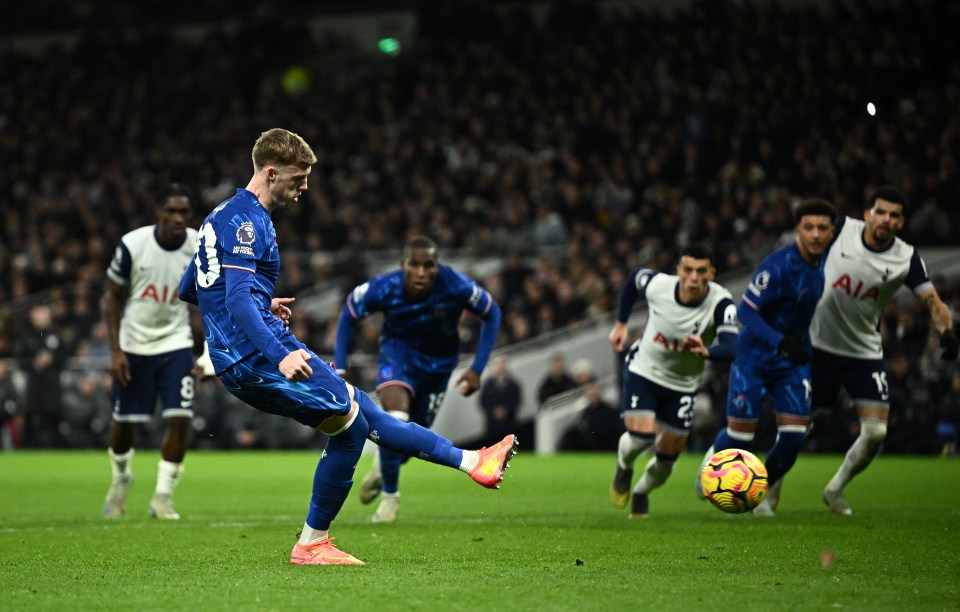 Cole Palmer went on to slot a spot-kick leveller for Chelsea