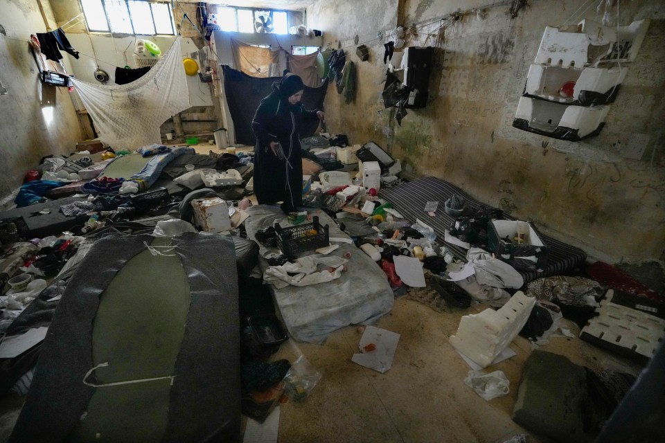 Pictures of inside one of the secret cells in the hellhole prison shows the horror conditions inmates were forced to live in