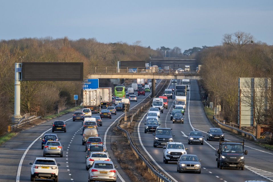 The M25 is set to be busy