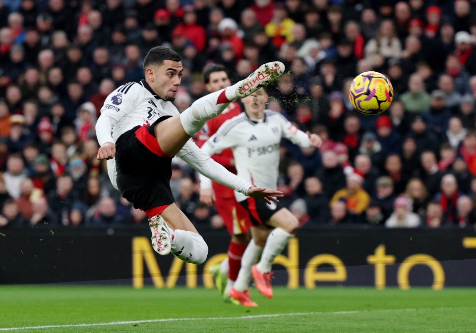 Andreas Pereira swivelled for a smart early opener for Fulham