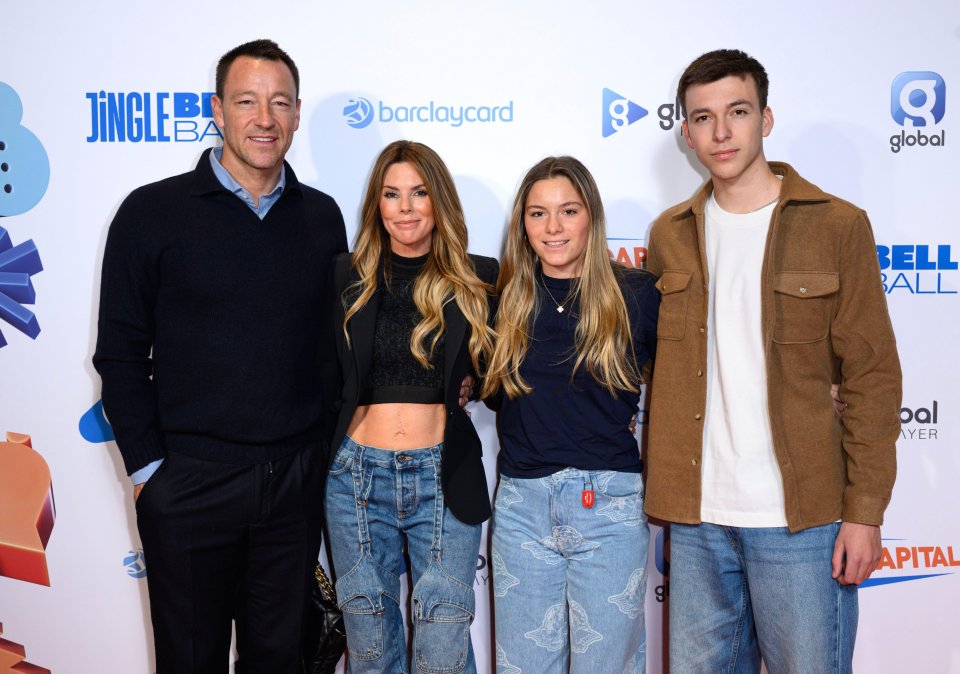 John Terry treated his family to a birthday concert night out