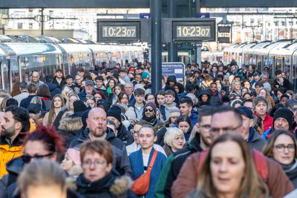 Train stations are also expected to be mobbed by people wanting to avoid the roads