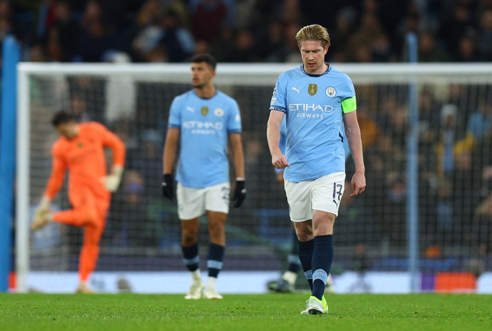 Man City have endured a terrible run of form