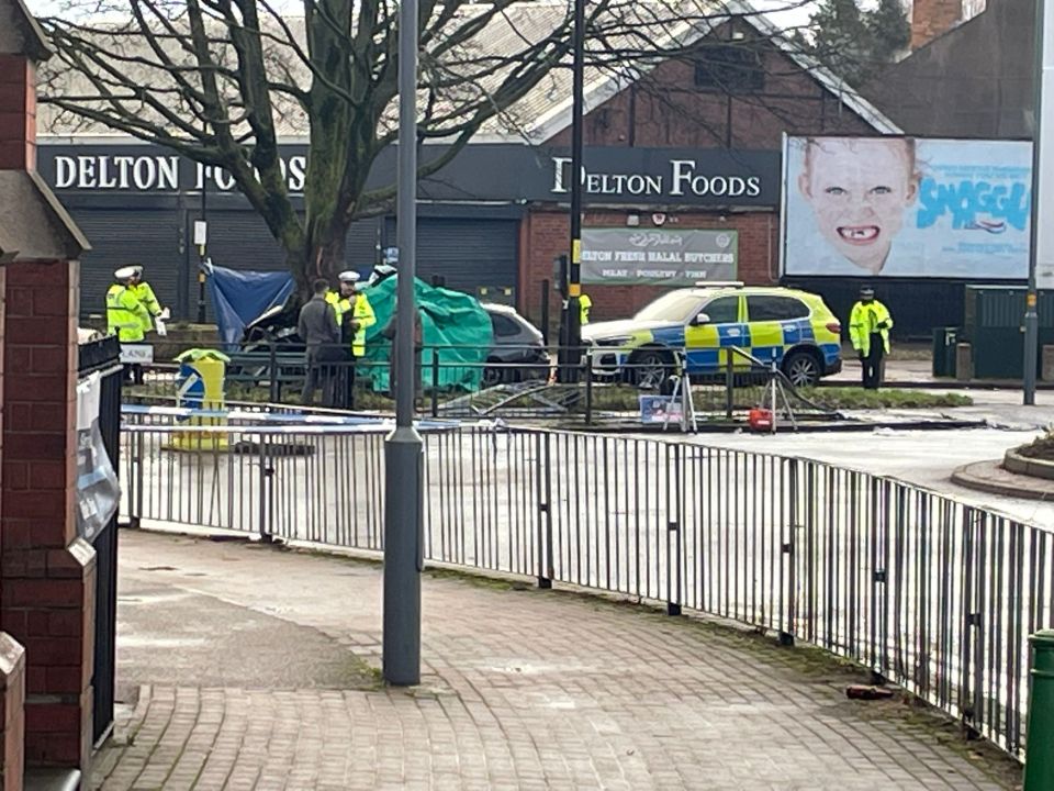 The crash happened on Church Lane in Handsworth, Birmingham