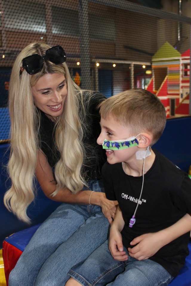 Fletcher with mum Hannah Johnson