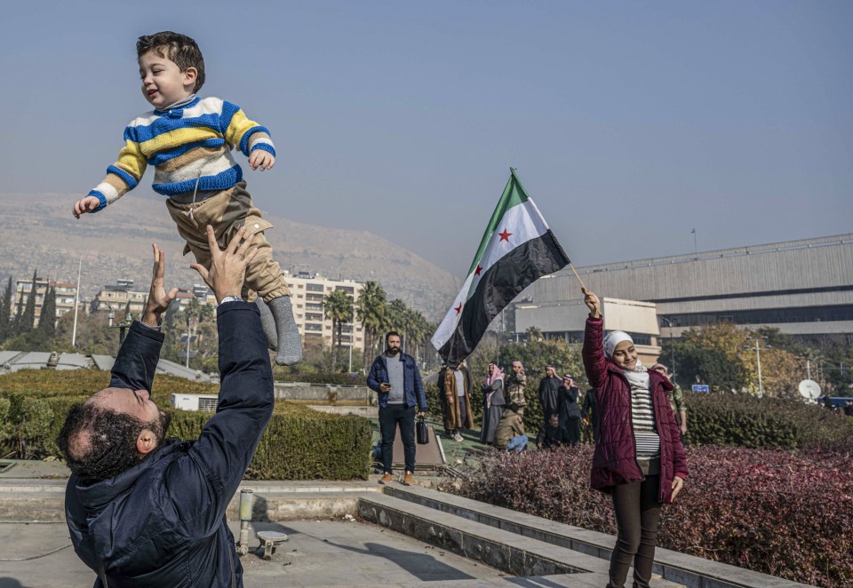 Syrians gather to celebrate their freedom