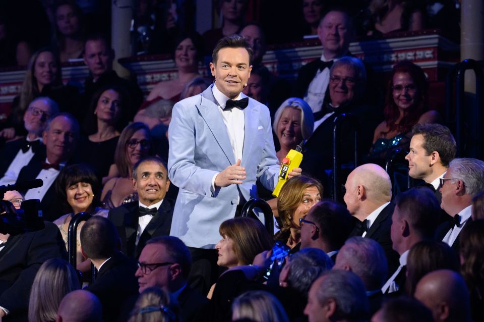 Stephen Mulhern presenting at the Royal Variety Performance 2024.