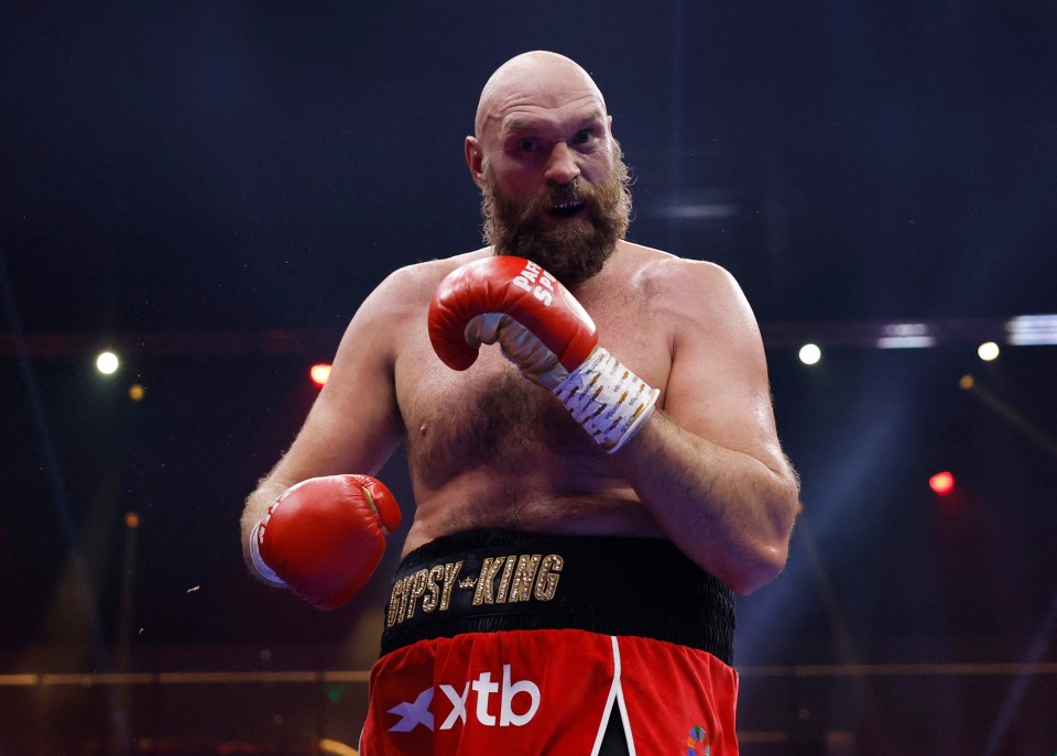 Tyson Fury stormed out of the ring before giving an interview