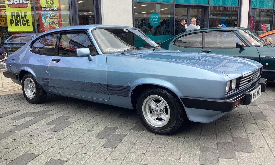 The iconic Ford Capri was first released in 1969 and was Europe’s answer to the Mustang