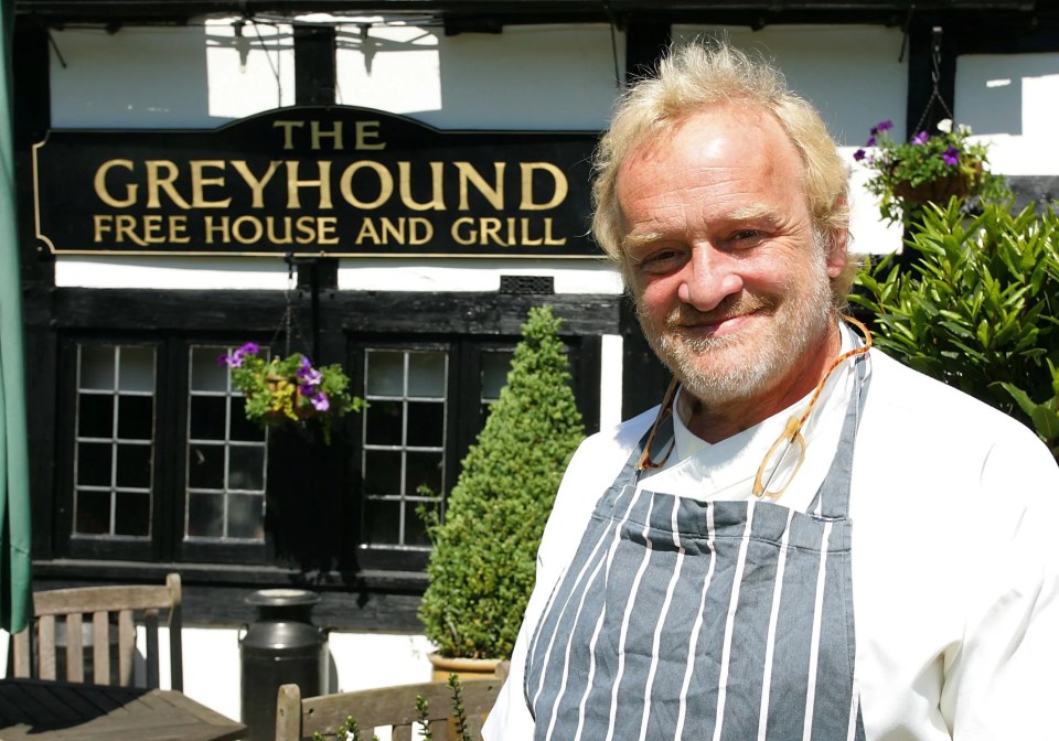 Antony Worrall Thompson when he owned the The Greyhound Pub, Henley-on-Thames, Oxfordshire in 2010