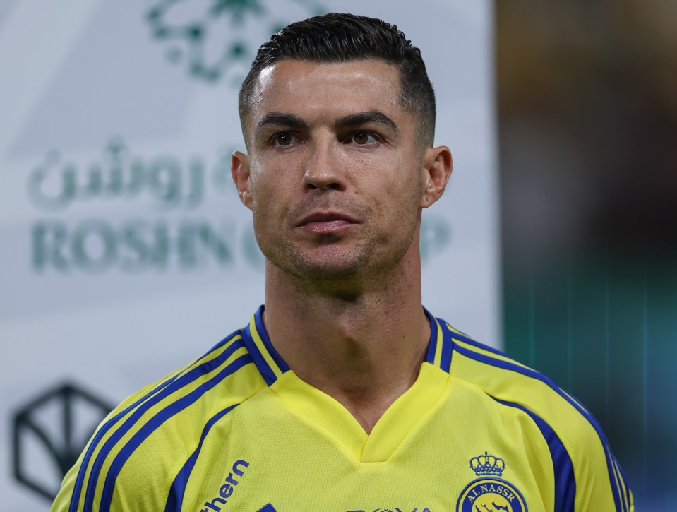 Cristiano Ronaldo in Al Nassr FC uniform.