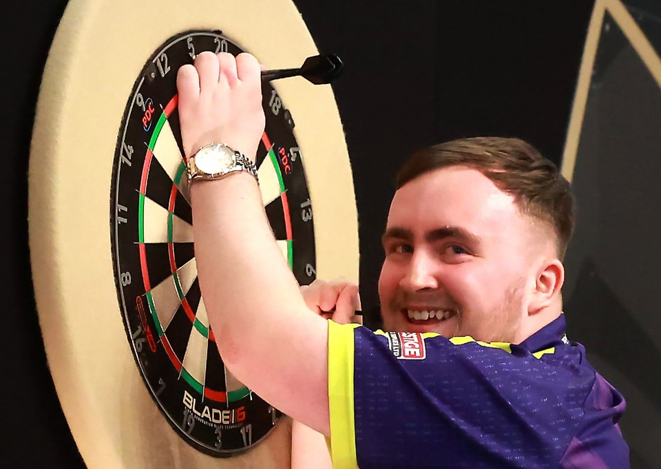 Darts ace Luke Littler