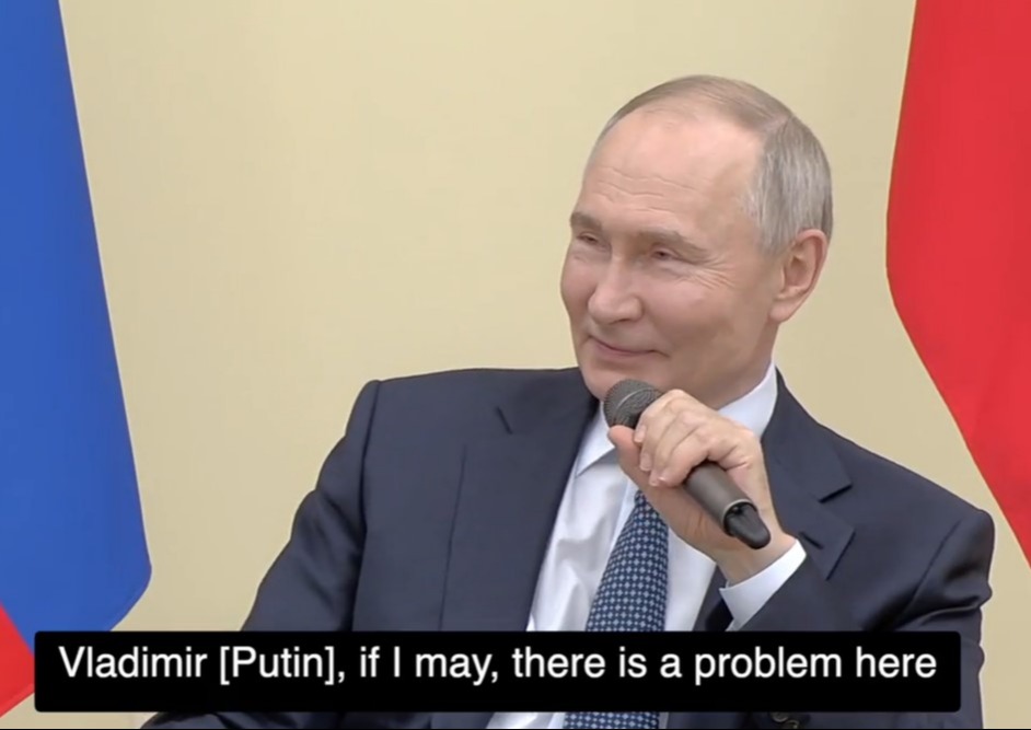 Vladimir Putin got into a bizarre row with a scientist about sperm