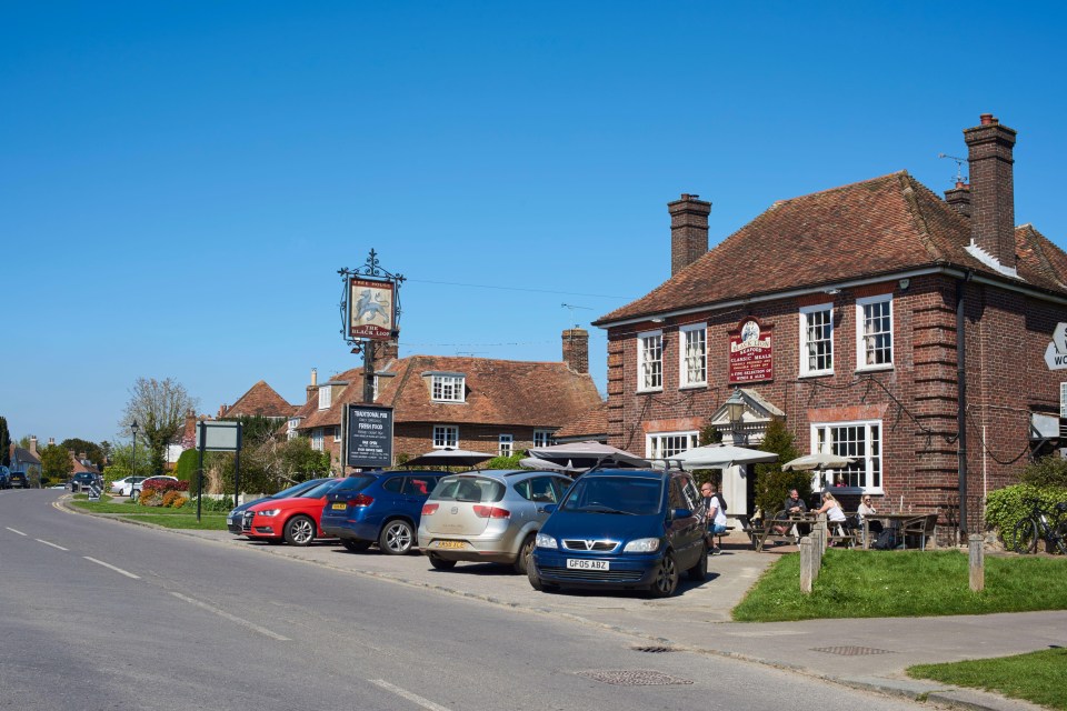 The Black Lion pub in Appledore, Kent.