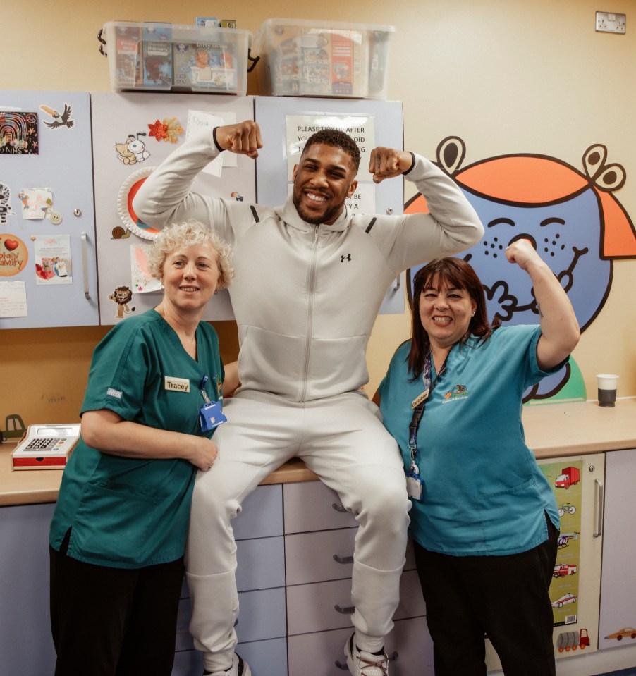 He hailed the NHS staff as heroes