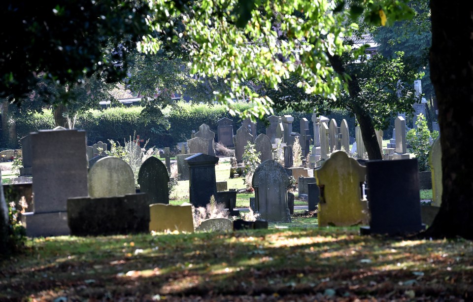 The graveyard in Oldham