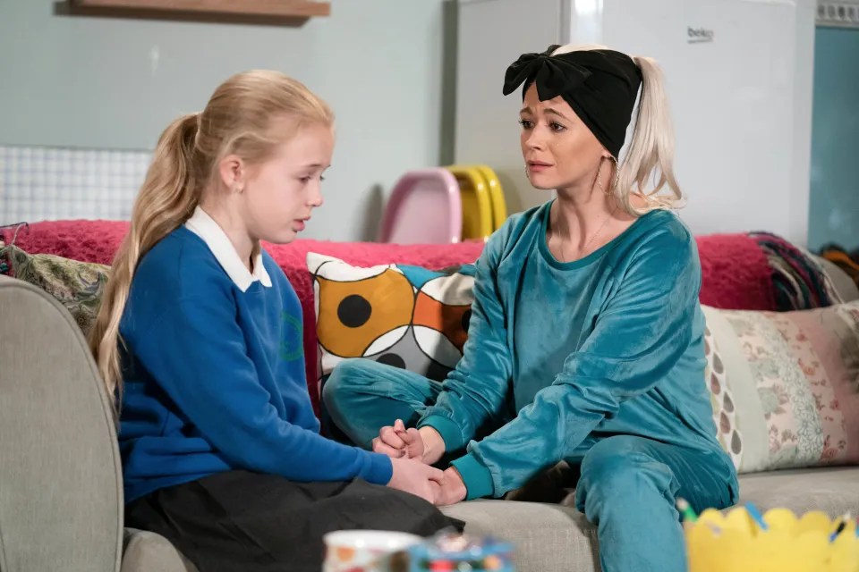 Lexi with late mum Lola, played by Danielle Harold