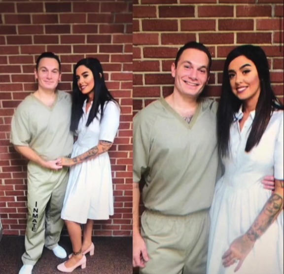 The pair wed in prison despite her family hoping for a fairytale wedding