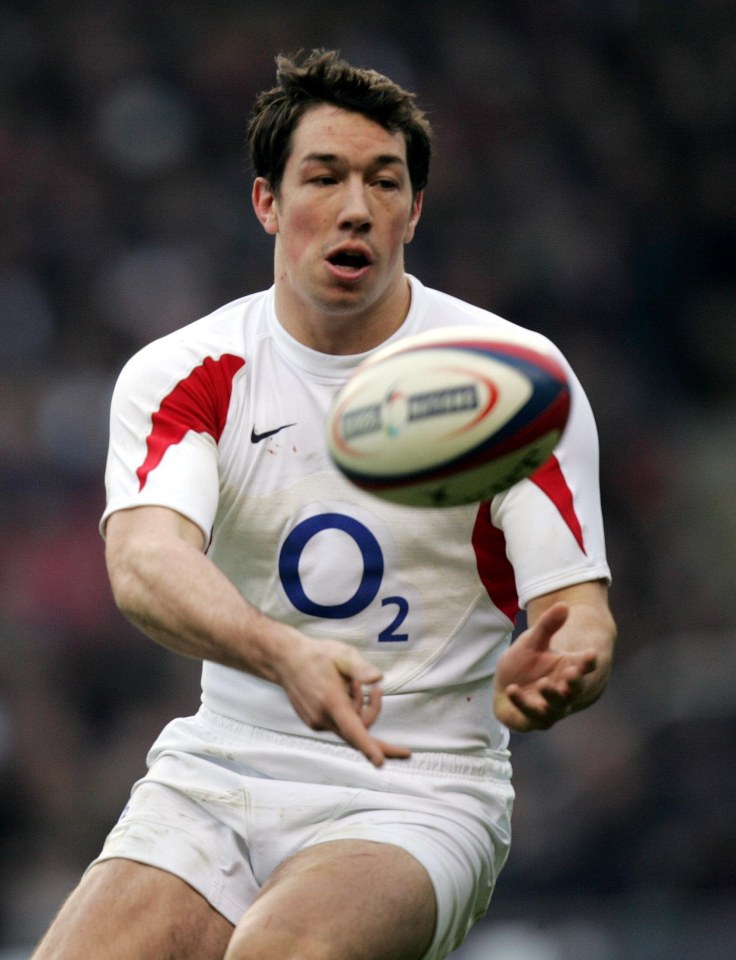 Tom Voyce playing for England in 2006