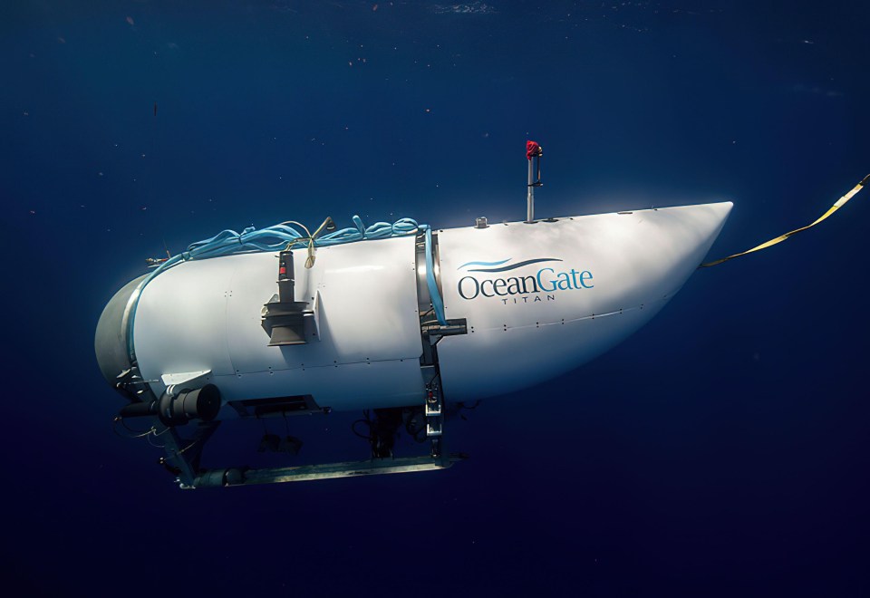 OceanGate Titan submersible underwater.