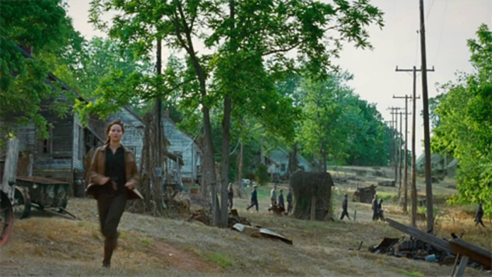 Jennifer's character in The Hunger Games lived in District 12