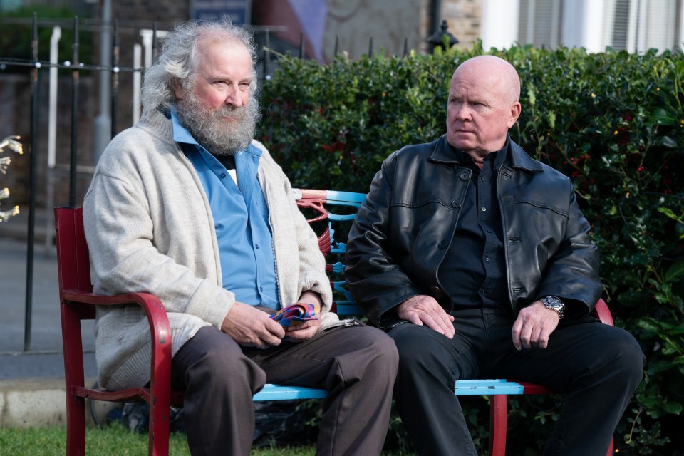 EastEnders,30-12-2024,7040,Nigel (PAUL;BRADLEY);Phil Mitchell (STEVE MCFADDEN),***EMBARGOED UNTIL 6am 24th DEC 2024***,BBC PUBLIC SERVICE,Jack Barnes/Kieron McCarron