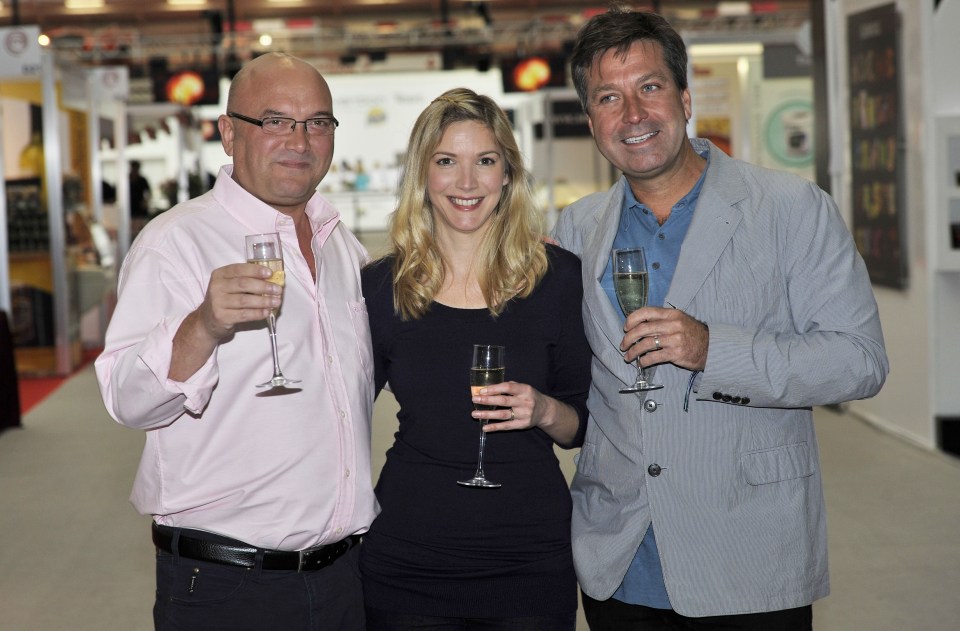 Wallace, Faulkner and Torode at the opening of the ‘Masterchef Live’ show in 2010