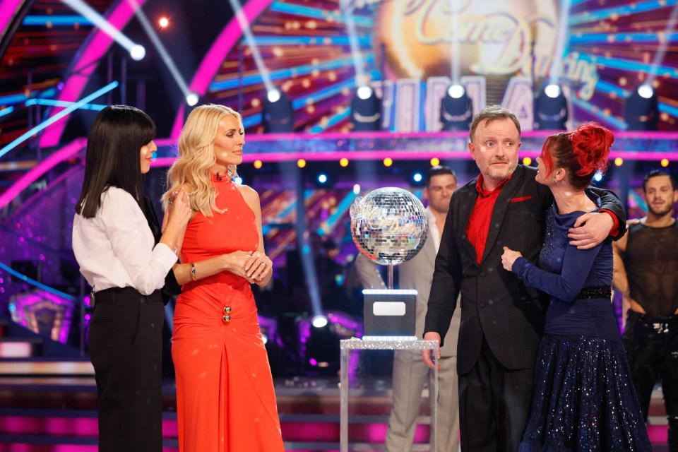 Dianne Buswell and Chris Ramsey thank fans on Strictly Come Dancing.