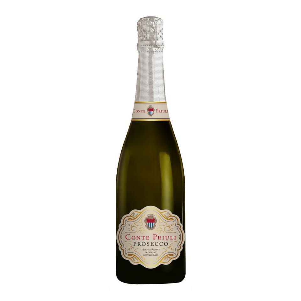 Bottle of Conte Priuli Prosecco.