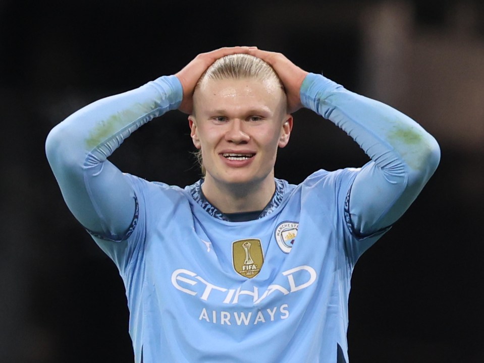 Erling Haaland has been labelled a 'normal player' amid City's poor run