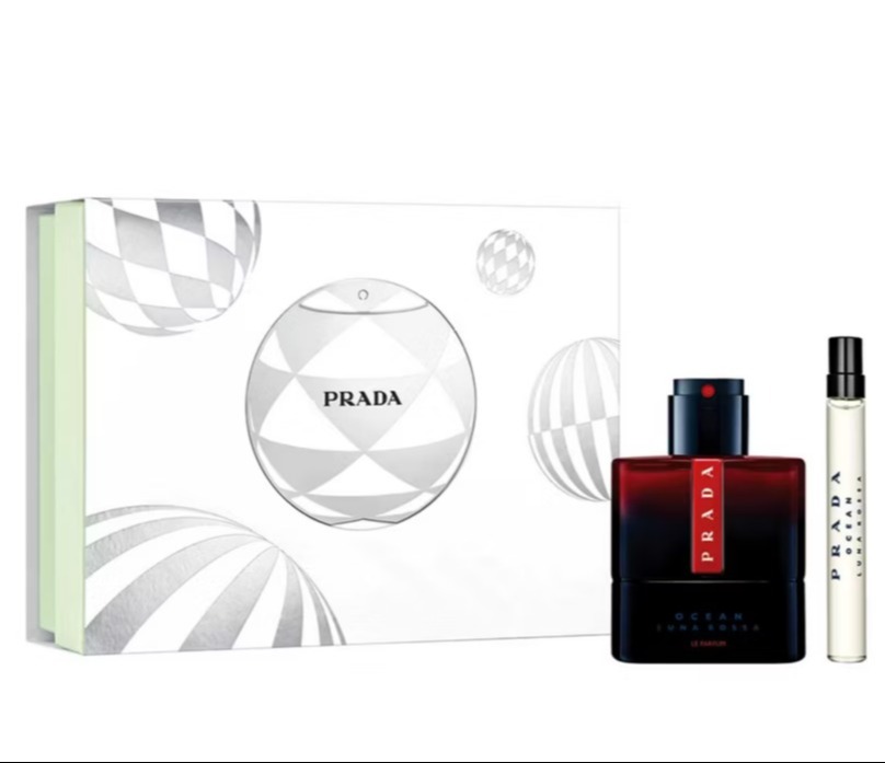 Prada men's fragrance gift set.